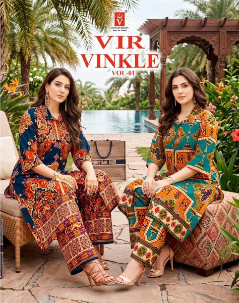 Taniksh vinkle vol 1 coord set wholesale work clothes